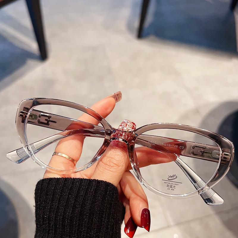 Vintage Anti Blue Light Optical Cat Eye Glasses Women For Female Myopia Prescription Frame Luxury Brand Designer Frames