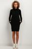 Sweatshirt dress with cowl T376 cappuccino XS
