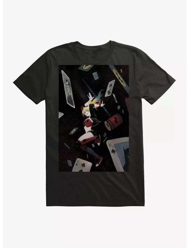 Comics BatUnisex Harley Quinn Deck Of Card T Shirt Size S 4XL Gift For Friends