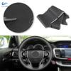 Black Perforated Leather Car Accessories Steering Wheel Cover Trim For Honda Accord 9th 2013 - 2017 Crosstour 2013 2014