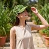 Fashionable Accessory for Holiday Gifts Boho Crochet Baseball Cap, Knitted Hollow-Out Sun Hat, Breathable Knit Decorative Tassel Hat