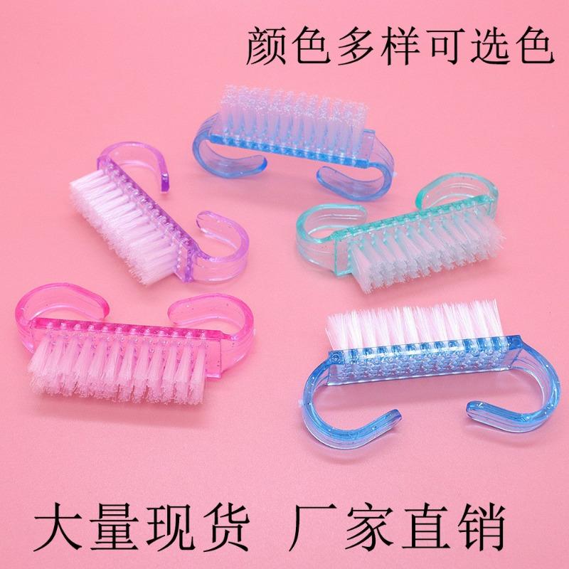 Small Glittery Horn Brush Nail Art Dust Cleaning Tool
