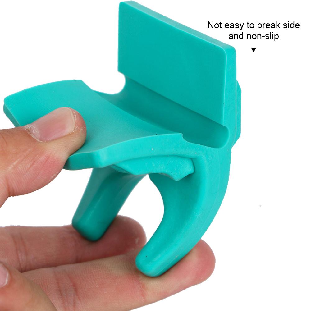 1 Pair Portable Raft Fishing Bracket Clamp Silicone Bucket Fishing Rod Holder Undamaged Line Fishing Accessories