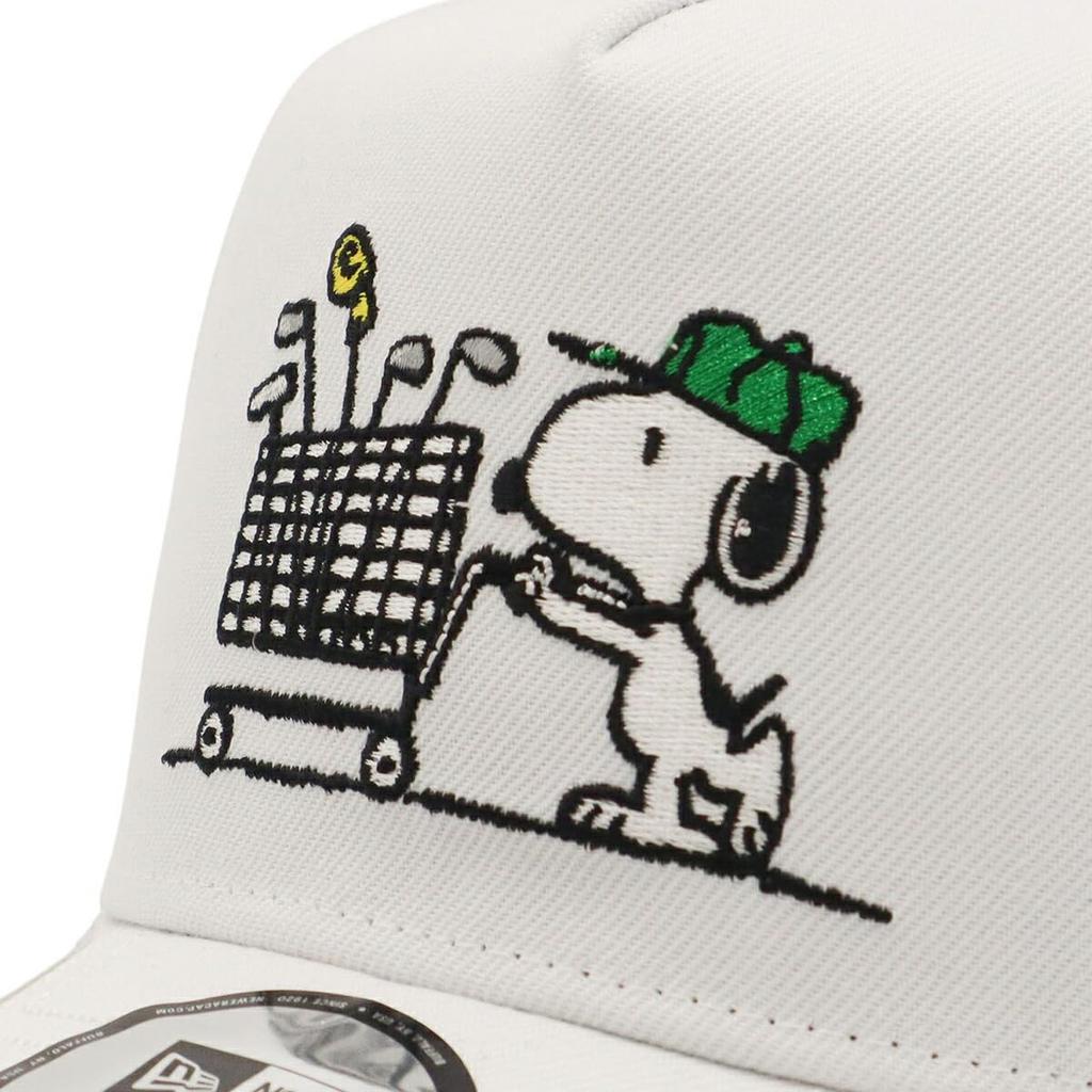 New Era Golf Cap 9FORTY On Par 14676920 NER36G0636 White Peanuts Snoopy PEANUTS Laser Perforated Collaboration ONSPOTZ Special Order Hat 940 New Deep