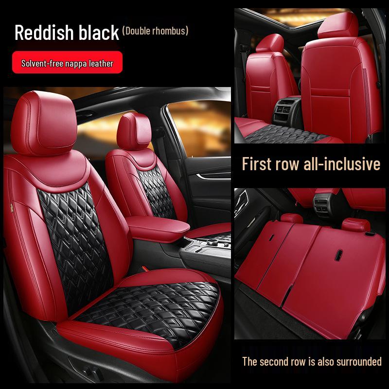 2024 T-Roc Чехол на сиденье из кожи наппа - Полный охват, Всесезонная подушка