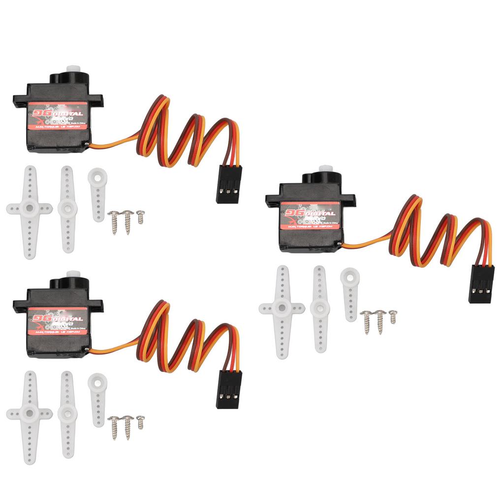 3Pcs RC Servo Lightweight High Torsion Fast Response RC Car Servo for Fixed Wing RC Aircraft RC