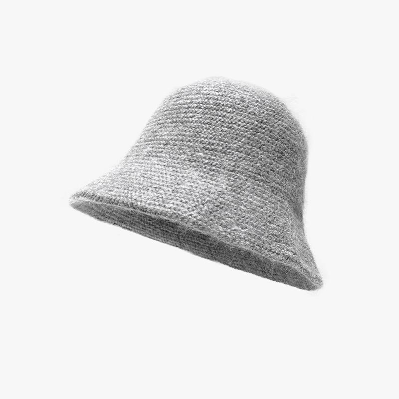 Женская осенне-зимняя универсальная шерстяная шляпа в корейском стиле, теплая зимняя шапка с защитой ушей, шляпа-ведро для большой головы