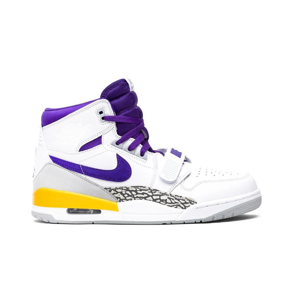 Air Jordan Legacy 312 'Lakers' (Unisex) White / Field Purple-Amarillo Vintage Basketball Shoes AV3922 157
