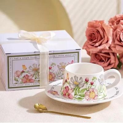Подарочный набор керамических кофейных чашек и блюдец Shangqi