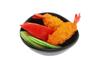 Speed Mao Buddhist Altar Western Realistic Food Sample Set with Fried and Cucumber Supplies, Damaged-Resistant Food, Plates, Shrimp, Tomato,