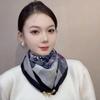 Spring & Autumn Influencer Silk Scarf: Trendy, Versatile, Elegant Style for Ladies