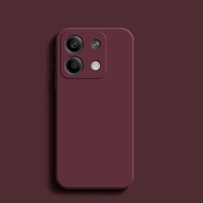 Чехол для Redmi Note 13 Pro 4G, жидкий силиконовый мягкий чехол из ТПУ для Xiaomi Redmi Note 13 Note13pro Plus Note13 Pro 5G, чехол для телефона