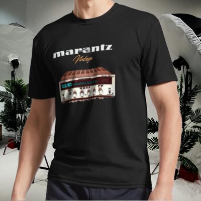 Новая футболка Marantz винтажная Активная футболка Смешная с коротким рукавом Унисекс футболка