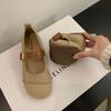 Модные туфли Мэри Джейн с круглым носком, женские повседневные туфли на мягкой подошве, женские туфли-лодочки в стиле ретро, весенне-осенние туфли с пряжкой на ремне