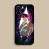 Чехол для телефона S-Summer Hikaru D-Died для iPhone 17,16,15,14,13,12,Pro,Max,Plus,E,SE4,Air,Mini Черный Мягкий Чехол
