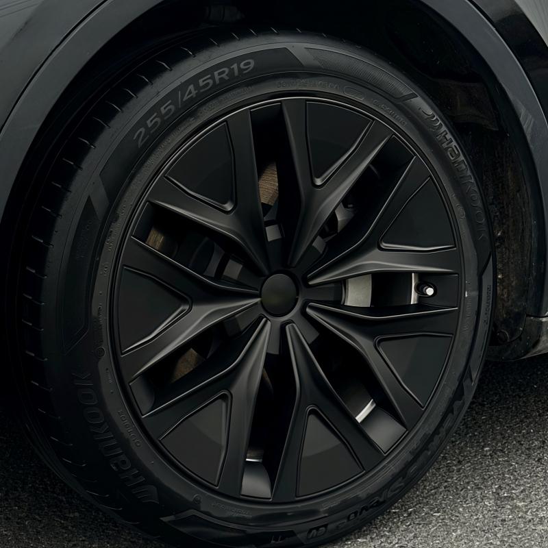 Колпак XINLIN для Tesla Model Y 19 дюймов Performance Замена 4 шт. Колпак колеса Автомобильные Полные крышки дисков Аксессуары Колпаки 2024