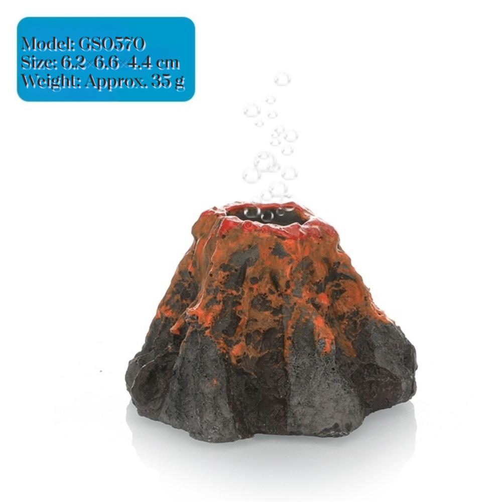 Креативное украшение для аквариума «Вулкан», мини-размер, имитация вулкана, смола, альпинарий, для аквариума