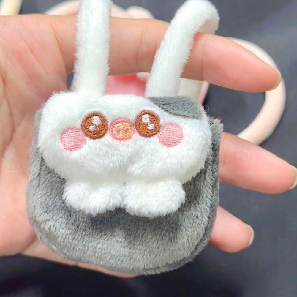 Сделанная вручную 17 см сумка Labubu, сменная плюшевая кукла, рюкзак, мини-сумка-кукла, подарки на день рождения