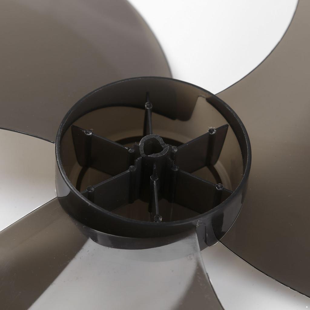 Черный 16-дюймовый бытовой пластиковый вентилятор с тремя листьями и крышкой с гайкой для стоячего вентилятора на пьедестале Настольный вентилятор Общие аксессуары