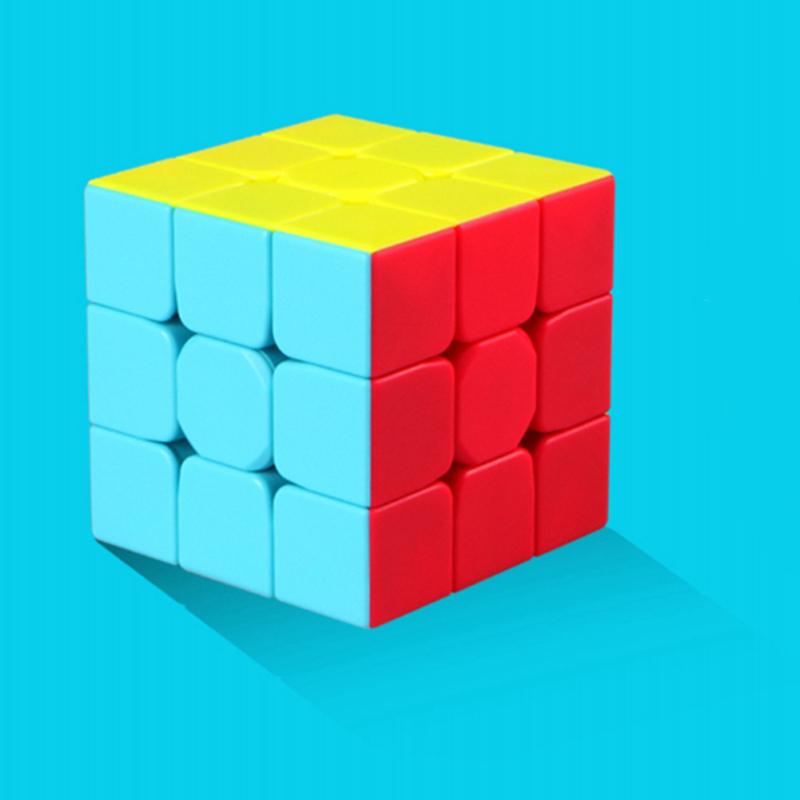 QIYI Warrior W 3×3 Magic Puzzle Cube без наклеек игрушка для тренировки мозга