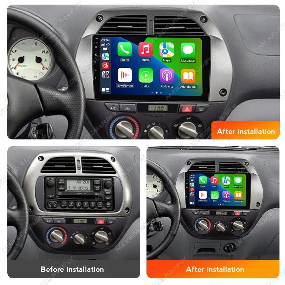 Android 14 Car Radio 2Din Multimedia Video Player for Toyota RAV4 Rav 4 2001-2006 Carplay Autoradio Navigation GPS HeadUnit WIFI