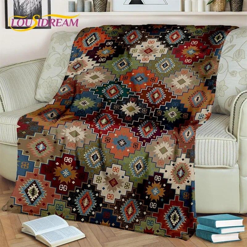 Одеяло в скандинавской богемной серии с турецкими кельтами, мягкое одеяло для дома, спальни, кровати, дивана, пикника, путешествия, офиса, одеяло, детское одеяло