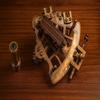 J. Скотт Лондонский латунный секстант с, Морской навигационный инструмент с деревянной коробкой Морской
