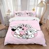 Dalmatian Dogs Circle Print 3Pcs Bedding Setduvet Cover With 2 Bedropillowcase Home Birthday Gift