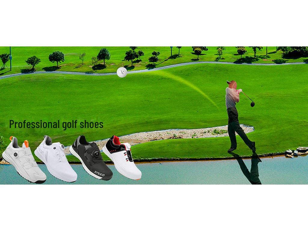 Мужская повседневная спортивная обувь для гольфа большого размера