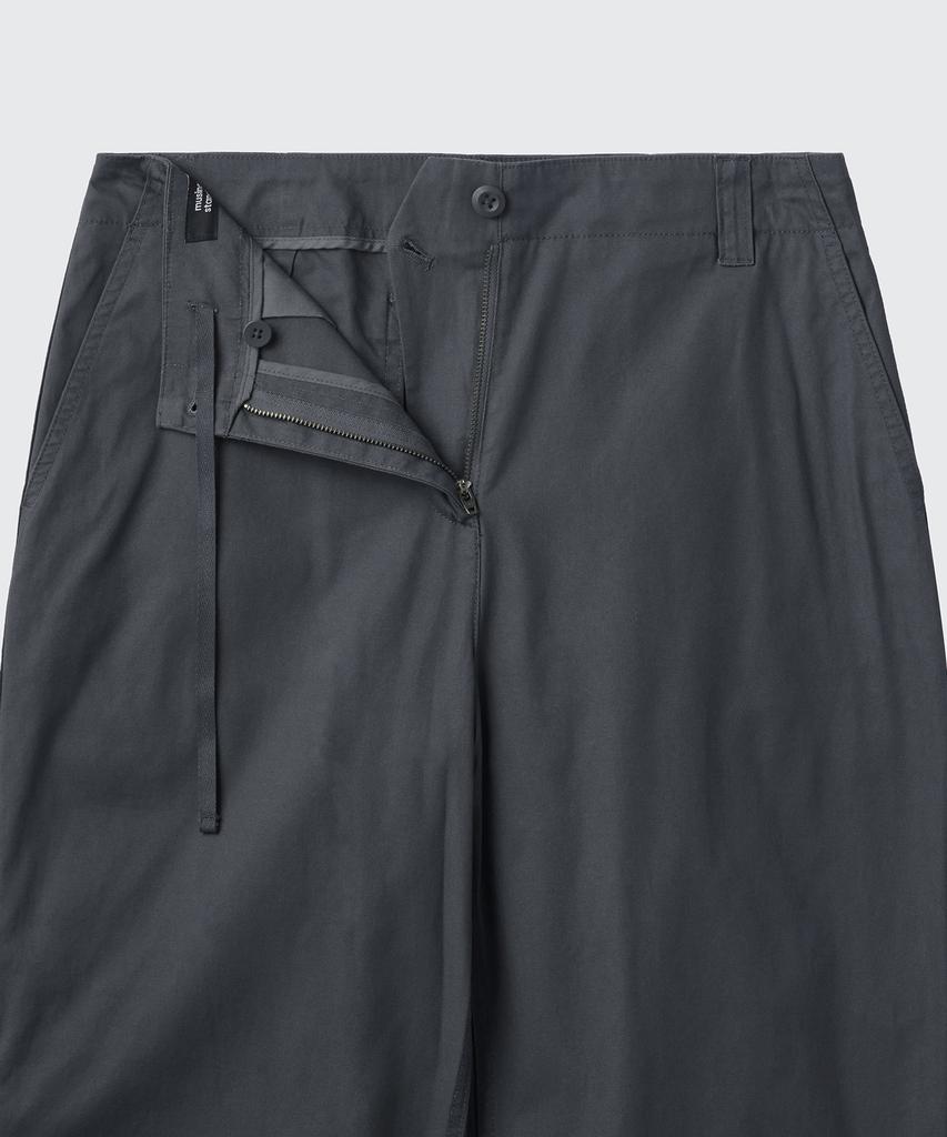 MUSINSA STANDARD WOMAN Women'S Wide Carpenter Pants [Dark Gray]