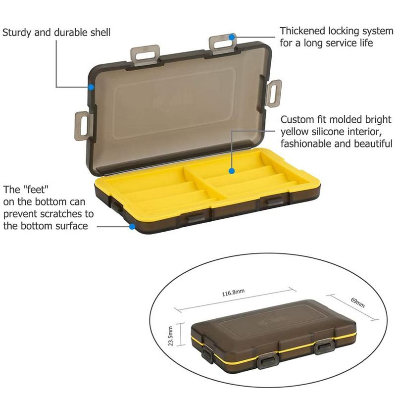 Silicone Waterproof Battery Storage Case Holder Box Organizer For 8 AA / 14500 Alkaline Lithium Rechargeable Batteries Container
