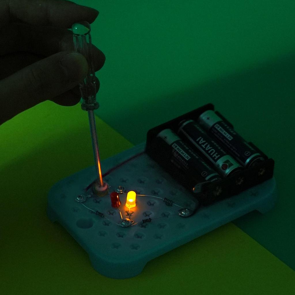 Регулируемый меняющий цвет свет Научный DIY набор для детей