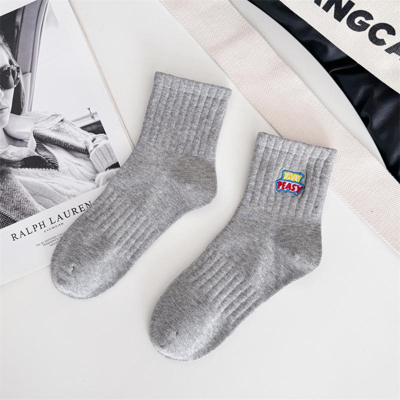 Cityboy Корейский тренд Письмо Носки для скейтборда - Унисекс, Дышащие, Средней длины