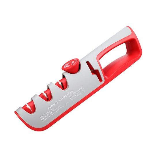 Регулируемая креативная точилка 4-в-1 с расширенной ручкой, удобная ручка, противоскользящая многофункциональная кухонная точилка, инструмент