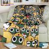 3D Cartoon Keroro Blanket Cute Frog Blanket Soft Lightweight Flannel Blanket for Living Room Bedroom Sofa Travel Camping Blanket