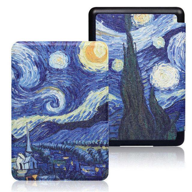 For Kindle Paperwhite 11th Smart Case Painted Premium Cover for Kindle 10th Magnetic Protective Slimshell for Kindle Oasis 9th