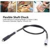 1/8 Chucks Rotary Grinder Attachment Flexible Cable Power Drill Converter  Woodworking Tools