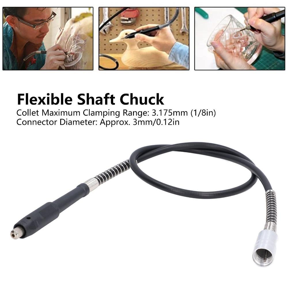 1/8 Chucks Rotary Grinder Attachment Flexible Cable Power Drill Converter Woodworking Tools
