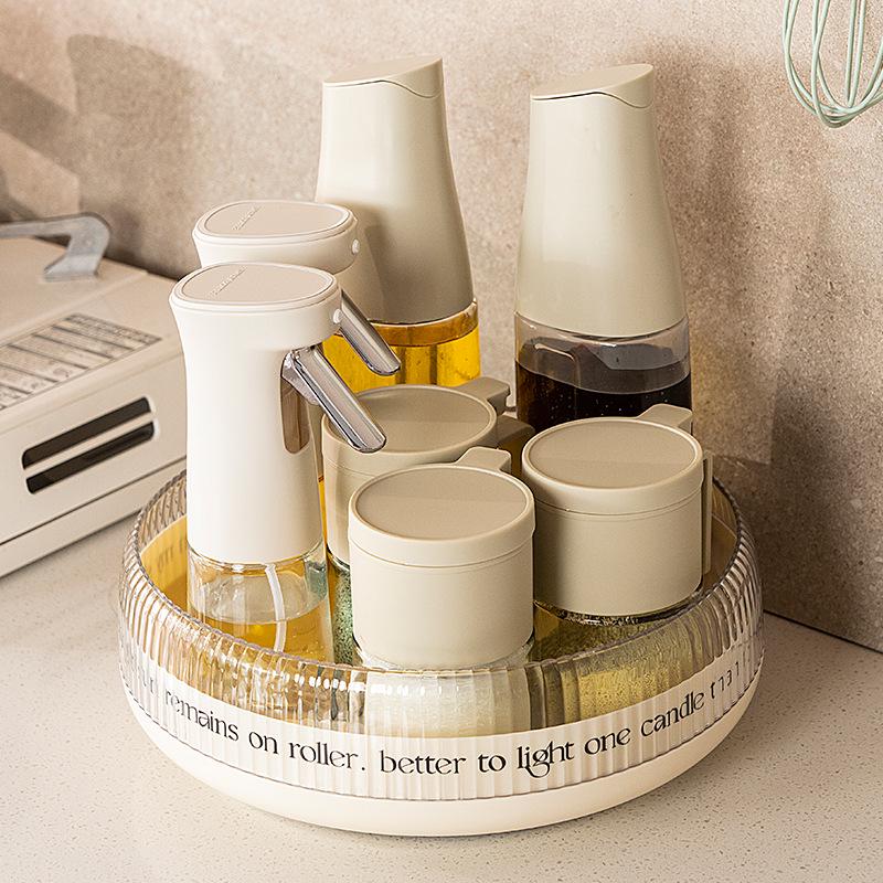 Вращающаяся многофункциональная тарелка для фруктов и закусок с местом для хранения для гостиной или кухни