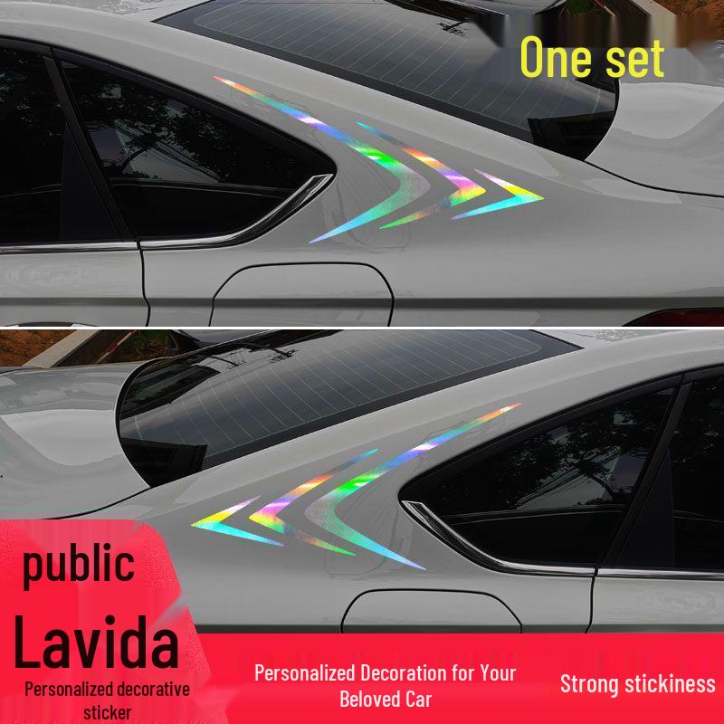 Индивидуальные задние боковые наклейки-крылья для Volkswagen Lavida