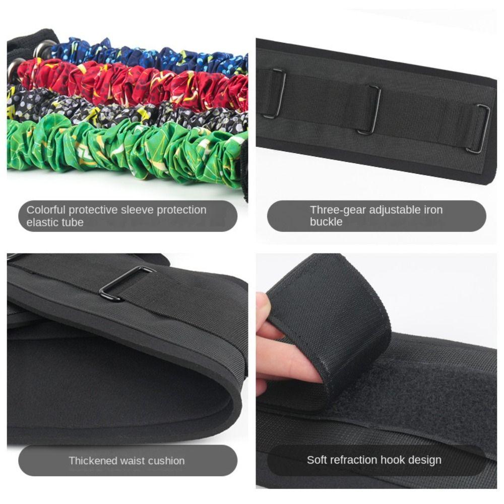 Stretching Strap Resistance Bands Professional Fitness Workout Expander Yoga Exercise