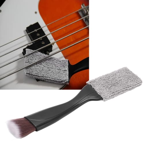 Guitar Fret Brush, Guitar Brush, Dust Removal Brush, Guitar Cleaner, Dust Brush, Lightweight, Easy to Clean, Practical for Drums, Keyboards, and Pedal
