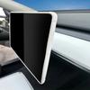 Силиконовая защитная рамка для экрана Tesla Model 3 Y Edge Cover Central Control Navigation Screen Protector Trim Car Accessories