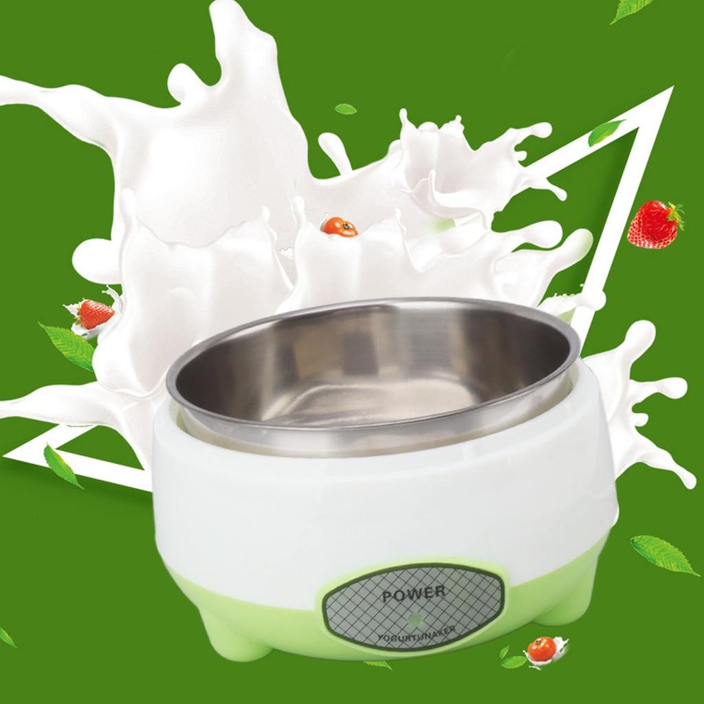 Compact, 15W, Constant Temperature, Stainless Steel Yogurt Maker, Natto Maker, for Home Use (US Plug 110V)