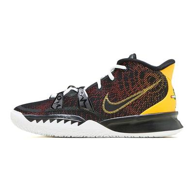Детские кроссовки Kyrie 7 GS Roswell Rayguns черные, университетские, золотые, оранжевые, CT4080-001