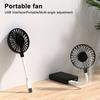 USB Powered Handheld Fan with Brushless Motor Strong Airflow Low Noise