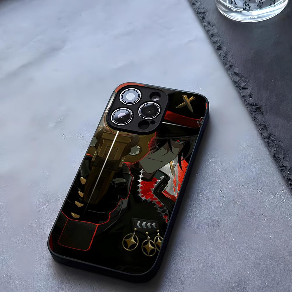 Чехол для телефона Boothill Honkai Star Rail Закаленное стекло Для IPhone 17 13 14 16 12 15 11 Pro Max Plus Mini X XR SE2020 Coque