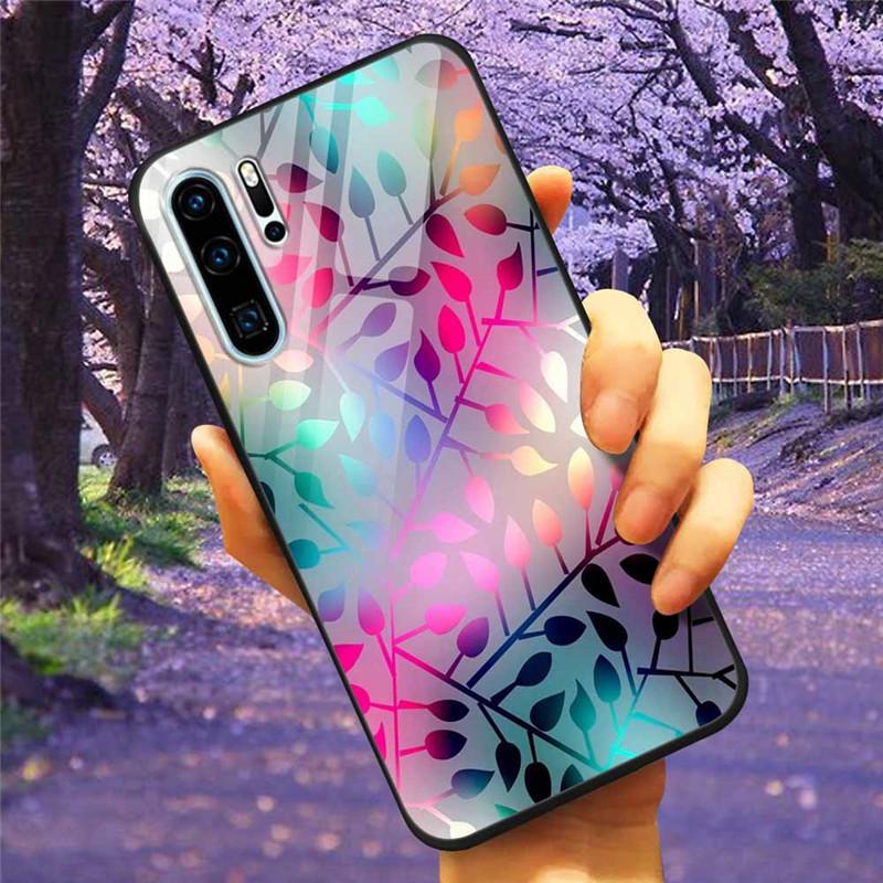 Чехол для телефона Huawei P30 Pro Lite Чехол Закаленное стекло Космический Волк Лев Funda для HUAWEI P30 Lite Роскошные чехлы P30Pro P 30 Кошка