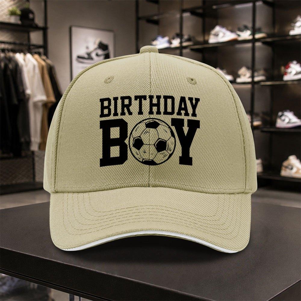 Birthday Boy Letter Design Baseball Cap Duckbill Cap for Running Fitness Outdoor Sports Travel Casual Wear