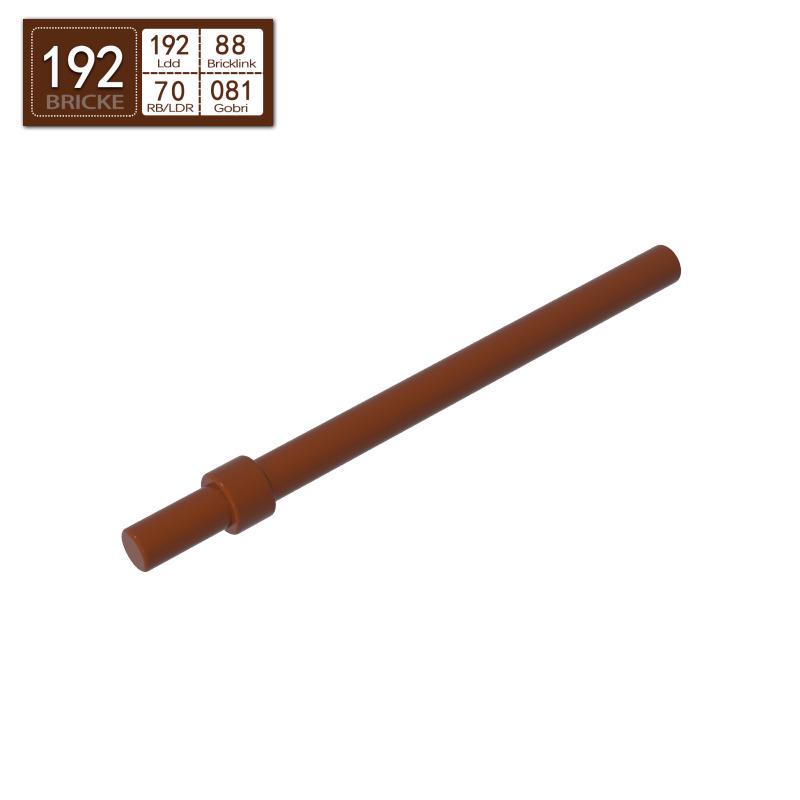 BRICKE Guest Building Blocks 1x6 with Stop Cylinder, Lego Compatible (63965, 18274, 93790, 4095)
